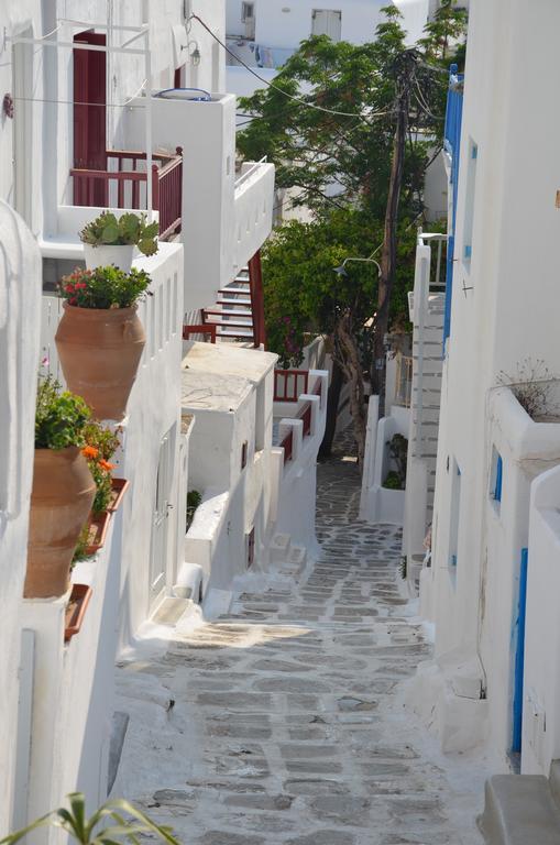 White And Grey Chora Mykonos Town Exterior foto