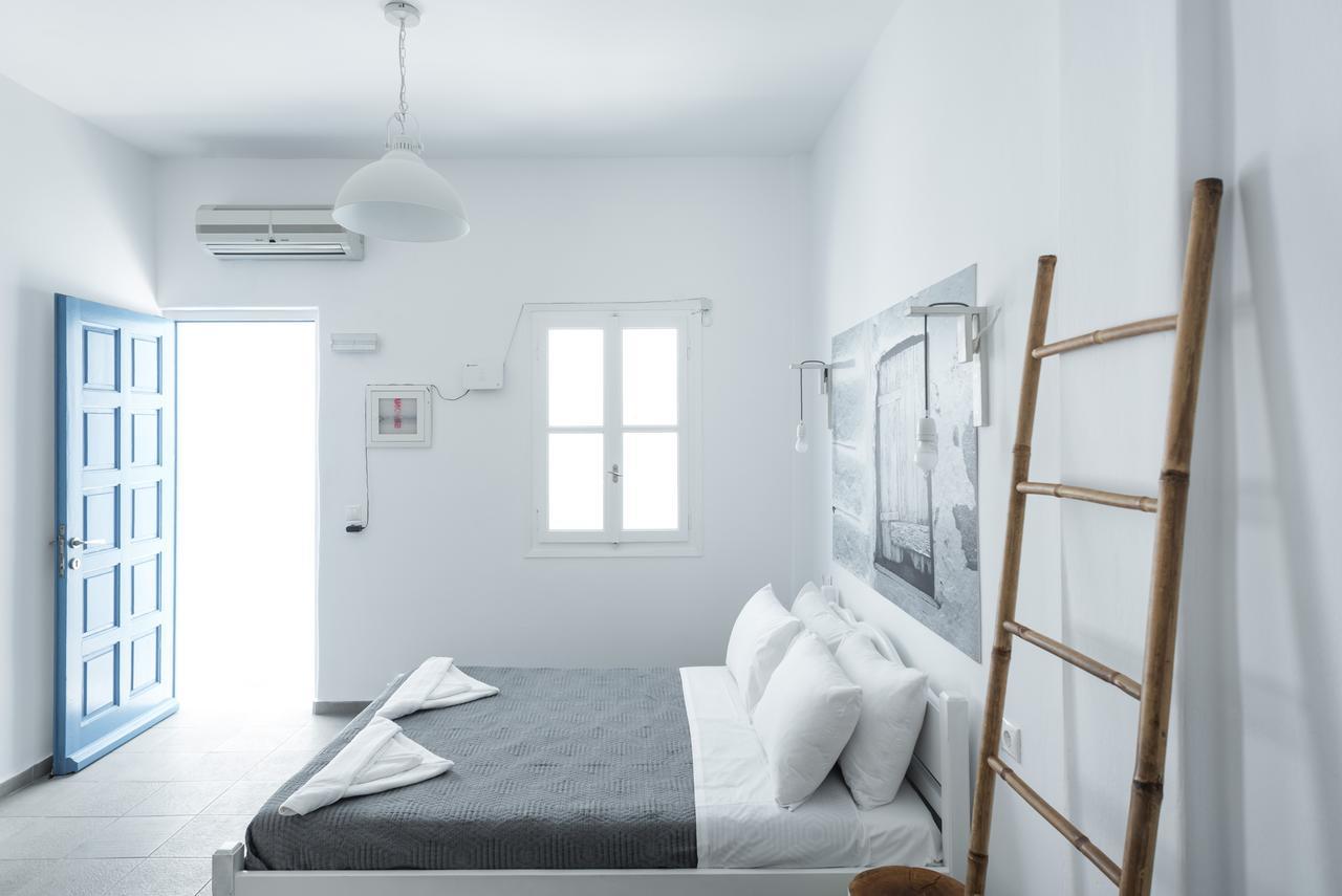 White And Grey Chora Mykonos Town Exterior foto