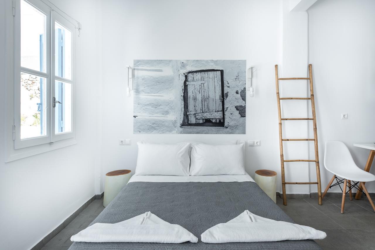 White And Grey Chora Mykonos Town Exterior foto